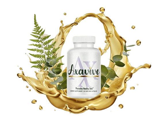 Axavive skin support supplement bottle